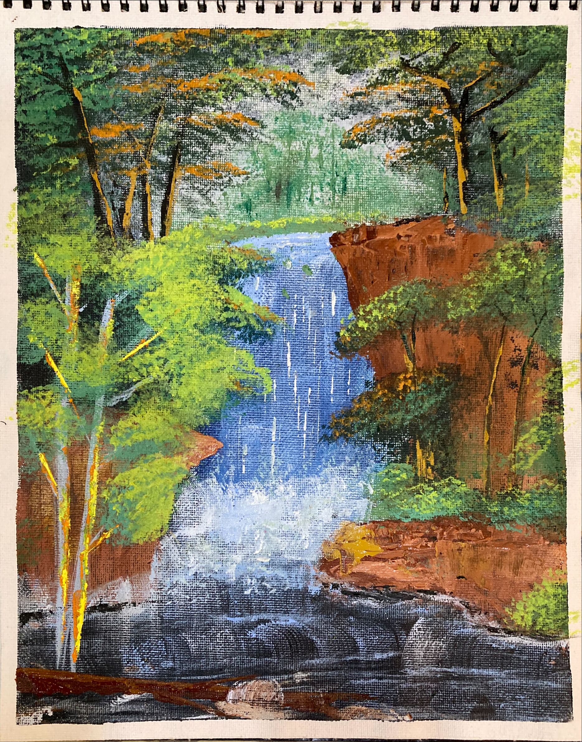 Graceful waterfall